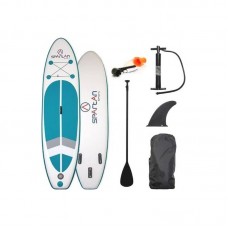 Веслярна дошка SUP з веслом та аксесуарами Spartan SUP 10’ White-Turquoise Blue, код: SUP100104-EI