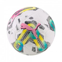 М"яч футбольний Puma Orbita 1 TB (FIFA Quality Pro) №5, білий-рожевий, код: 4065449744386