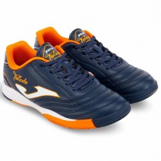 Футзалки взуття для міні-футболу дитяче Joma Toledo, розмір 34-EUR/33-UKR, темно-синій-помаранчевий, код: TOJW2503IN_33