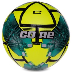 М"яч футбольний Habryd Shiny Core Fighter №5 PU жовтий-чорний-зелений, код: FB-3136_Y-S52