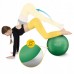 М"яч для фітнесу (фітбол) 4Fizjo 85 см Anti-Burst Green, код: P-5907739316394