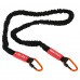 Еспандер трубчастий із карабіном у захисному рукаві LiveUp Resistance Tube Small навантаження низьке, код: LP8401-S