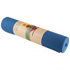 Килимок FitGo для йоги та фітнесу 6мм, синій/блакитний, код: 5415-2BB-WS