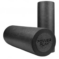 Масажний ролик (роллер) гладкий PowerPlay Fitness Roller 900x150 мм, чорний, код: PP_4021_Black_90x15