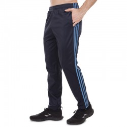 Штани спортивні чоловічі прямі Lidong M (44-46), чорний-синій, код: LD-6805K_MBKBL