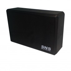 Блок для йоги SNS YJ-K 225х145х75 мм, чорний, код: 12376-SNS