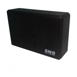 Блок для йоги SNS YJ-K 225х145х75 мм, чорний, код: 12376-SNS