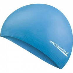 Шапка для плавання Aqua SpeedSoft Latex блакитний, код: 5908217657244