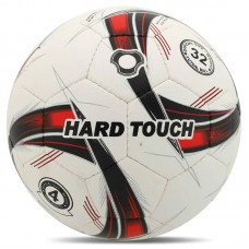 М"яч для футзалу Hard Touch №4, білий-червоний, код: FB-5042_WR