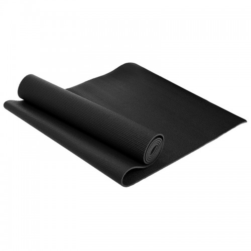 Килимок для фітнесу та йоги FitGo 1730x610x6 мм, чорний, код: FI-2349_BK