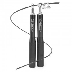 Скакалка швидкісна для кросфіту Cornix Speed Rope 3000 мм, чорний, код: XR-0152