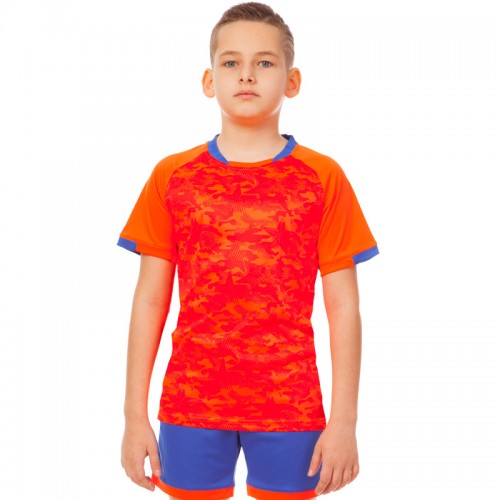 Футбольна форма підліткова PlayGame Lingo розмір 30, ріст 140-145, помаранчевий-синій, код: LD-5021T_30ORBL