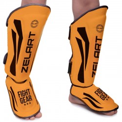 Захист гомілки та стопи для єдиноборств Venum Challenger S (h-25см, l-15см), помаранчевий-чорний, код: BO-7042_SORBK Захист гомілки та стопи для єдиноборств Venum Challenger S (h-25см, l-15см), помаранчевий-чорний, код: BO-7042_SORBK