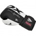 Боксерські рукавиці RDX F4 Boxing Sparring Gloves Hook&Loop 14 унцій, білий-чорний, код: BGR-F4B-14OZ