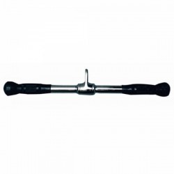 Пряма рукоятка для тяги Fitnessport MB-04 (в гумі), код: 10118-AX Пряма рукоятка для тяги Fitnessport MB-04 (в гумі), код: 10118-AX