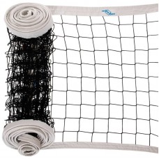 Сітка для волейболу PlayGame Євро норма 9,5x1,0м чорний-білий, код: SO-9556-S52 Сітка для волейболу PlayGame Євро норма 9,5x1,0м чорний-білий, код: SO-9556-S52