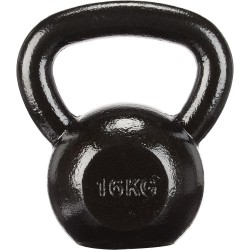 Гиря чавунна Toorx 16 кг з гумовою підставкою Black, код: 931121-SVA