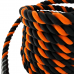 Канат для кросфіту Orlins 20 м, діаметр 40 мм посилений, помаранчево-чорний, код: RO-201