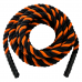 Канат для кросфіту Orlins 20 м, діаметр 40 мм посилений, помаранчево-чорний, код: RO-201