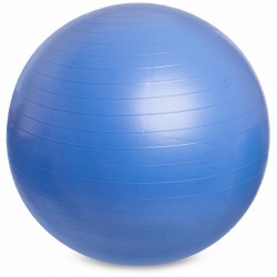 М"яч для фітнесу FitGo 650 мм синій, код: FI-1983-65_BL