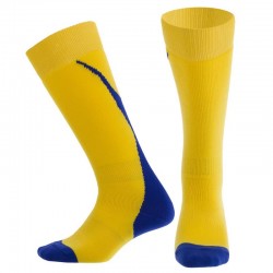 Гетри футбольні юніорські Zelart  розмір 32-39, жовтий-синій, код: KS-04M_YBL
