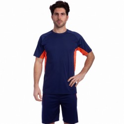Футбольна форма PlayGame Sole L-46, ріст 170, темно-синій-помаранчевий, код: CO-1012_LDBLOR