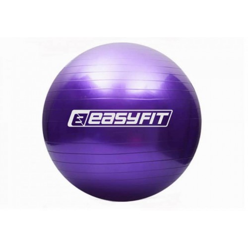 М”яч для фітнесу EasyFit 85 см, фіолетовий, код: EF-3009-V-EF М”яч для фітнесу EasyFit 85 см, фіолетовий, код: EF-3009-V-EF