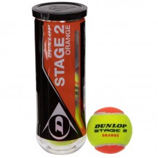 М"яч для тенісу Dunlop Stage 2 Orange 2шт салатовий, код: DL601339-S52