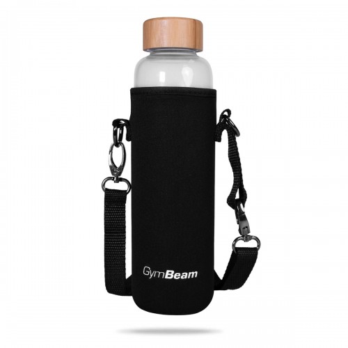 Бамбукова скляна пляшка GymBeam 600 ml, код: 8586024621855