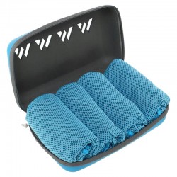 Комплект рушників спортивних охолоджуючих 4Monster Cooling Towel 1000х300 мм, 4 шт, синій, код: B-ECT_BL