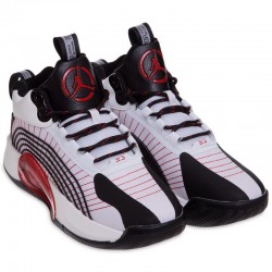 Кросівки для баскетболу Jdan розмір 40 (25см), білий-помаранчевий, код: F050-5_40WOR