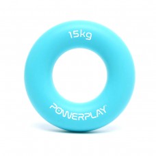 Еспандер кистьовий силіконовий PowerPlay Hand Grip Ring Light 15 кг, блакитний, код: PP_4324_15kg