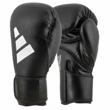 Боксерські рукавиці Adidas Speed 175, 10oz, чорний-білий, код: 15581-1101