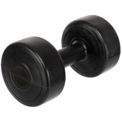 Гантель для фітнесу Zelart з PE покриттям 1х3 кг, чорний, код: TA-4759-3