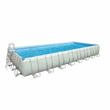 Прямокутний каркасний басейн Intex Ultra Frame Rectangular Pool 9750x4880x1320 мм, код: 26374-IB