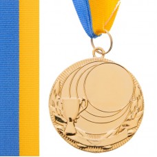 Заготівля медалі спортивної PlayGame Pluck золотий, код: C-4844_G-S52