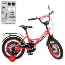 Велосипед дитячий Profi Kids Original Boy d=16, червоно-чорний, код: Y1646-MP