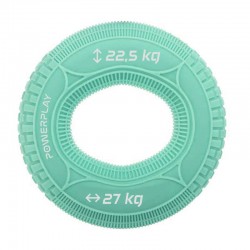 Еспандер кистьовий силіконовий PowerPlay Hand Grip Loops Medium 22.5-27 кг, м"ятний, код: PP_4330_Mint_(22.5-27kg)