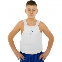 Захист корпусу (жилет) для карате Araza L (10-12 років), білий, код: BO-1531_L