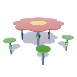 Столик Miros “Поляна” 1700х1700х600 мм, код: DIO211.1 Столик Miros “Поляна” 1700х1700х600 мм, код: DIO211.1