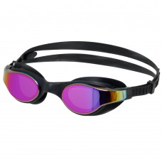 Окуляри для плавання дорослі райдужні лінзи дорослі MadWave Ray Rainbow чорний, код: M042003 Окуляри для плавання дорослі райдужні лінзи дорослі MadWave Ray Rainbow чорний, код: M042003