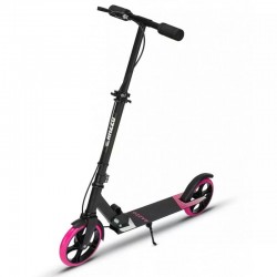 Самокат із ручним тормозом Razzo City 200 мм алюмінієвий Black/Pink, код: HUL1-200 BLACK PINK