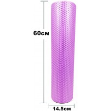 Масажний ролик EasyFit Foam Roller 60 см фіолетовий, код: EF-2032-V