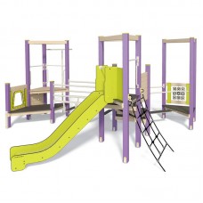 Ігровий комплекс InterAtletika Трикутник 4955х4892х2563 мм, код: LK151.2-SM