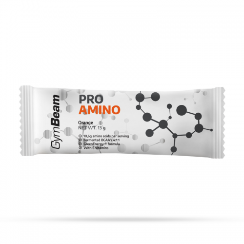 Комплекс амінокислот GymBeam ProAMINO Sample 600х13 г, апельсин, код: 8588007275970-600