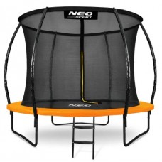 Батут Neo-Sport з внутрішньою сіткою 8 футів 252 см, чорно-помаранчевий, код: NS-08C201-IN