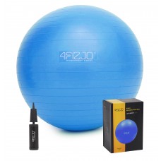 М"яч для фітнесу (фітбол) 4Fizjo 65 см Anti-Burst Blue, код: 4FJ0030