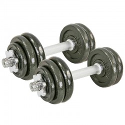 Гантелі розбірні сталеві BioGym York 2х7,5 кг, код: TA-8211-15 Гантелі розбірні сталеві BioGym York 2х7,5 кг, код: TA-8211-15