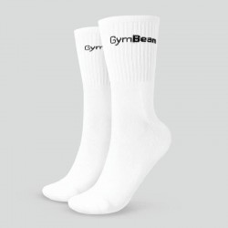 Шкарпетки GymBeam ¾ Socks 3Pack White розмір XL/XXL (44-47), білий, код: 310123-GB