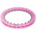 Обруч для схуднення регульований масажний з обтяжувачем FitGo рожевий, код: FI-0766_P